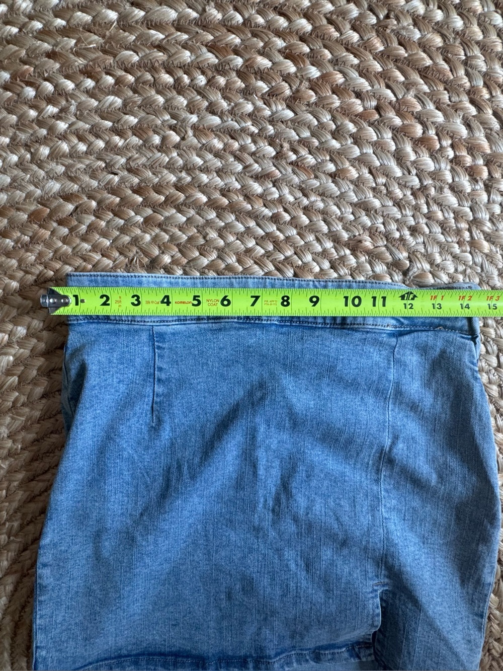 Ardene Light Wash Denim Mini Skirt - Picture 9 of 9